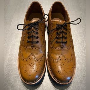 Leather Oxford Dress Shoes - Size 9.5